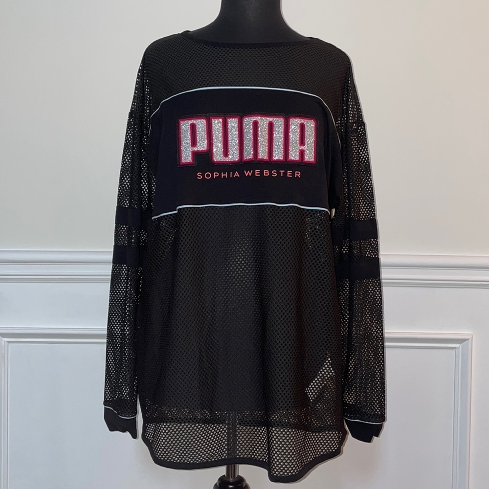 Puma Sophia Webster mesh long sleeve shirt size-L